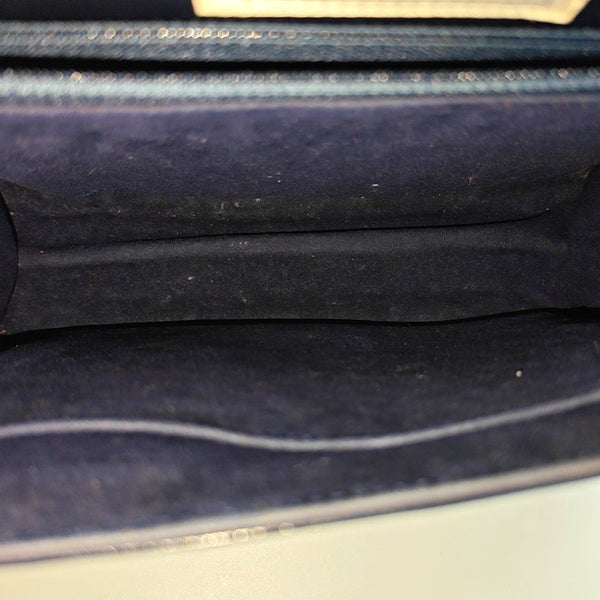 Calfskin Shoulder Bag Blue