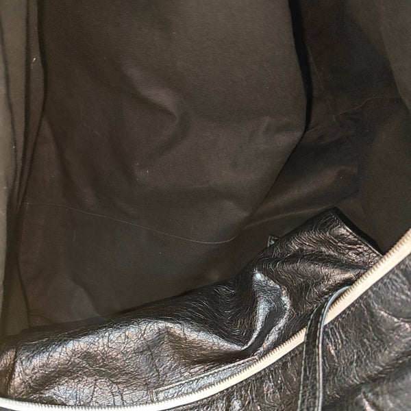 Lambskin Tote Bag Black