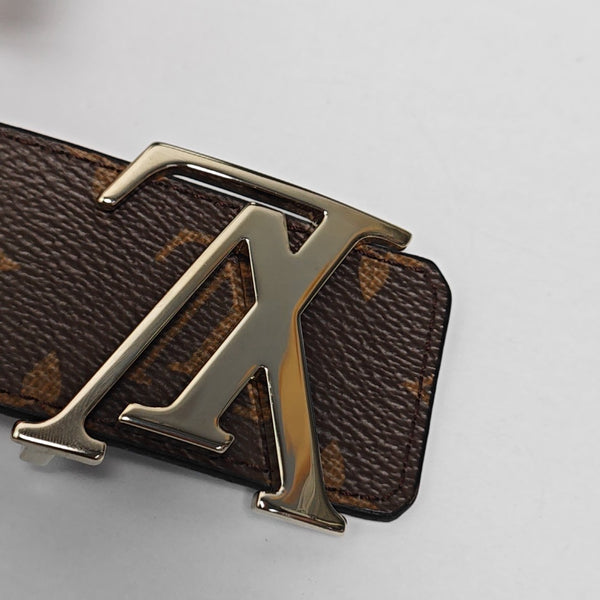 Coated Canvas Belt Brown