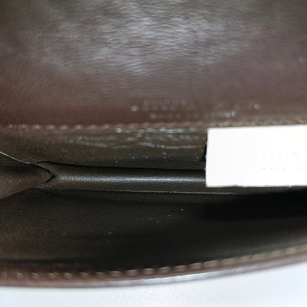 Lambskin Card Holder Brown