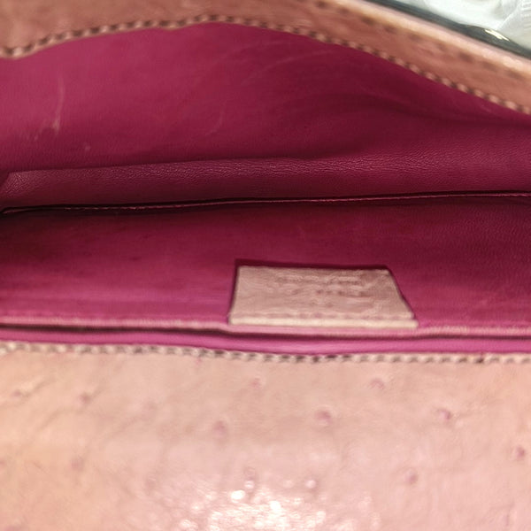 Emily Chain Ostrich Pink