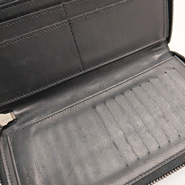 ZIPPY Damier Graphite Calfskin Black Wallet