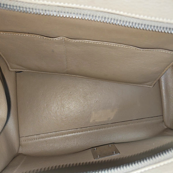 TRAPEZE Small Calfskin Beige