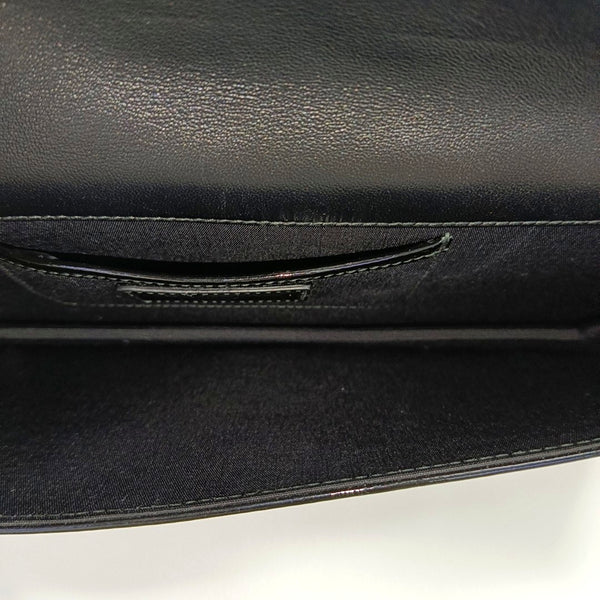Lady Dior Medium Cannage Patent Leather Black