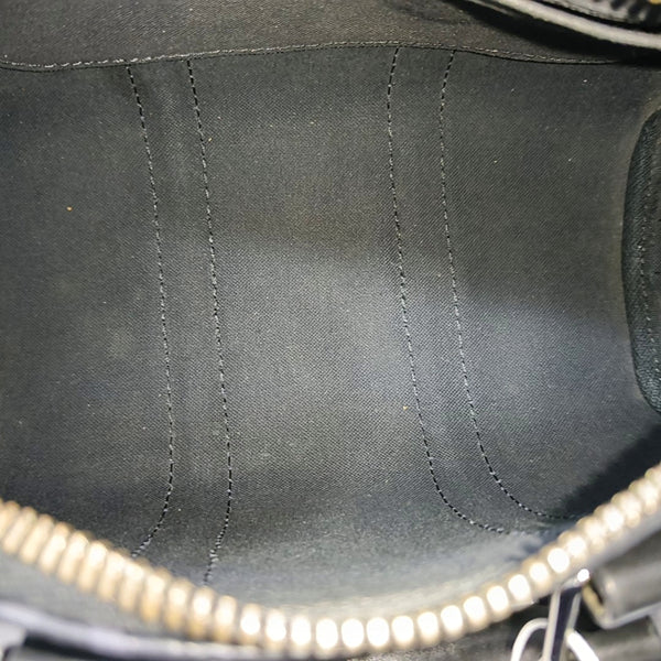 KEEPALL 25 Monogram Coated Canvas Black