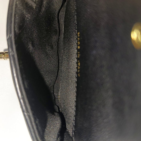 Quilted Lambskin Belt Bag Black