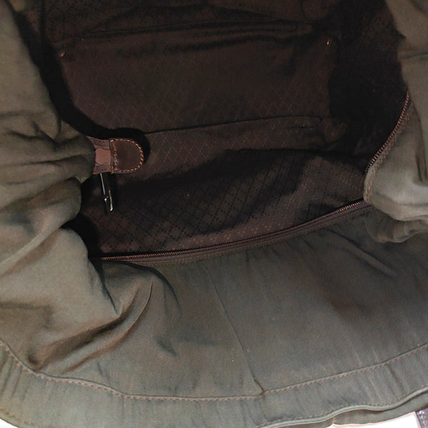 Canvas Top Handle Bag Green