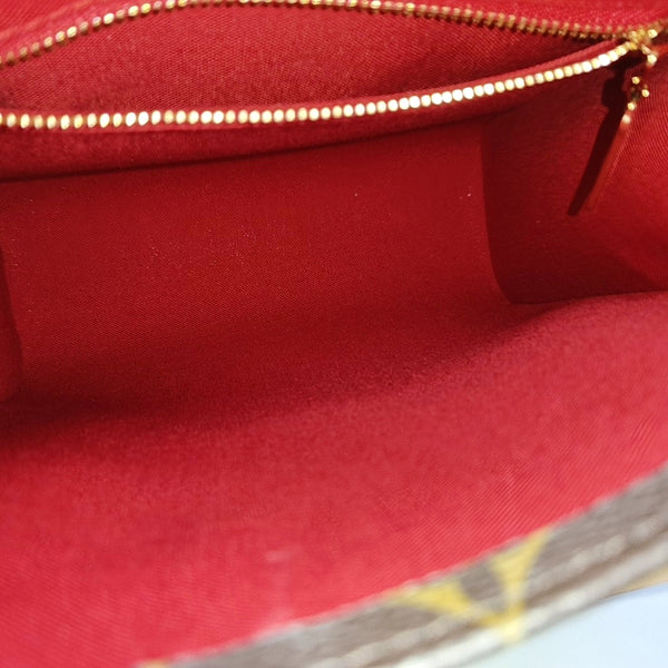 SAC PLAT BB Monogram Coated Canvas Brown