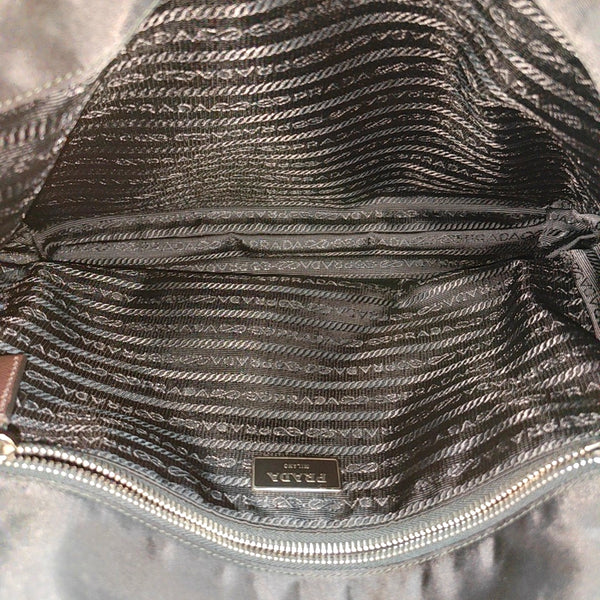 Nylon Shoulder Bag Black