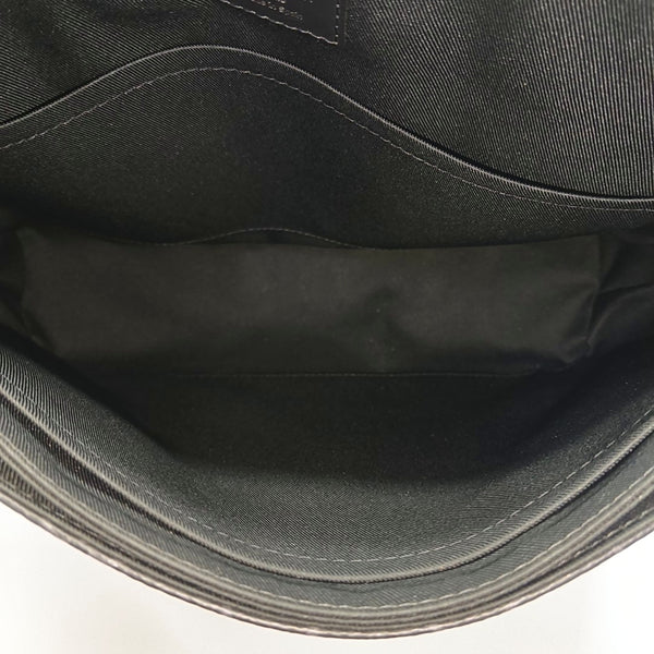 DISTRICT MM Monogram Coated Canvas Black