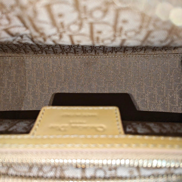 Lady Dior Medium Cannage Patent Leather Yellow