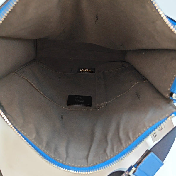 Leather Crossbody Bag Blue