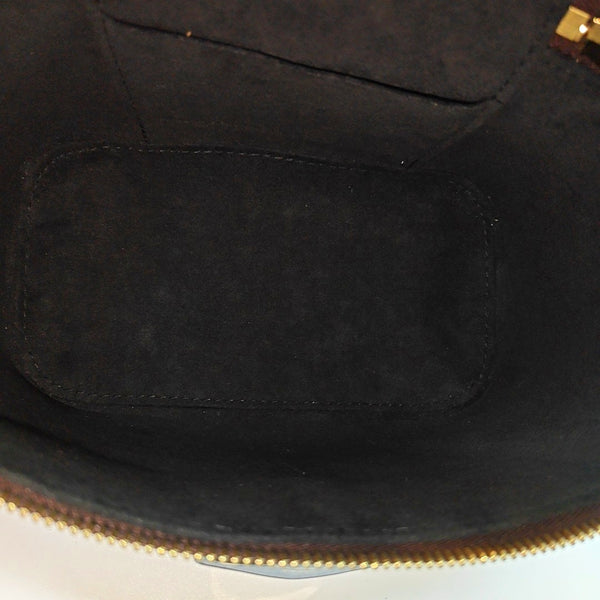 Vanity Chain Pouch Monogram Coated Canvas Brown