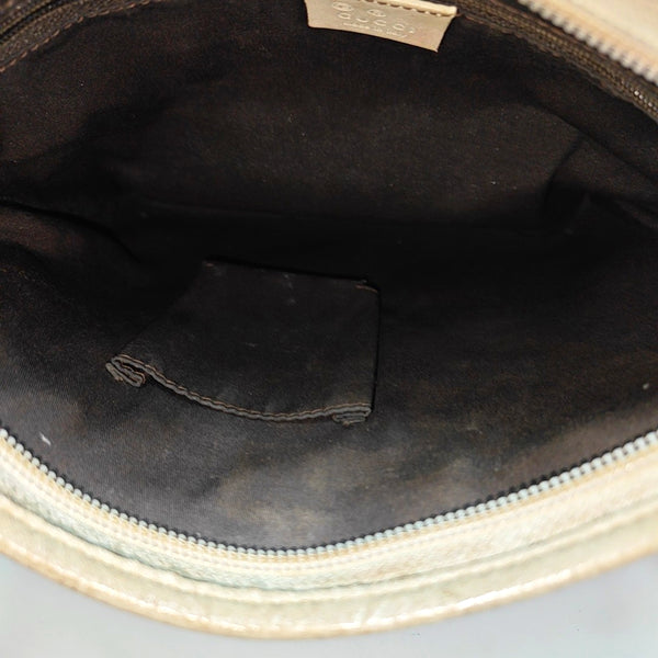 Monogram Coated Canvas Shoulder Bag Beige