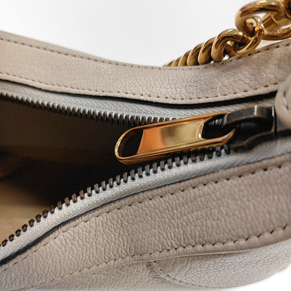 Aphrodite Small Calfskin White