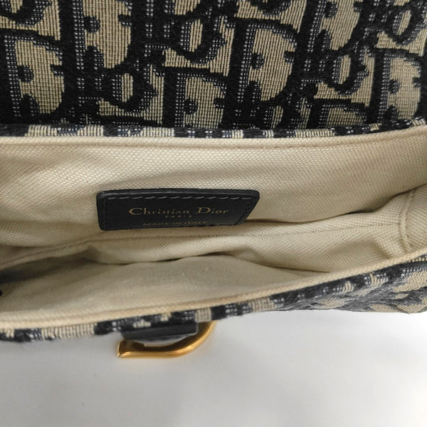 Saddle Mini Oblique Fabric Blue