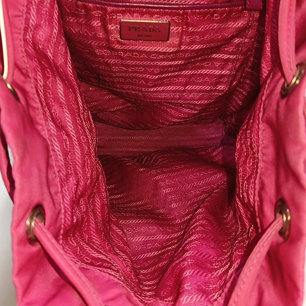 Nylon Backpack Red