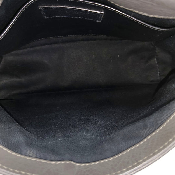 NIKI Small Chevron Calfskin Gray