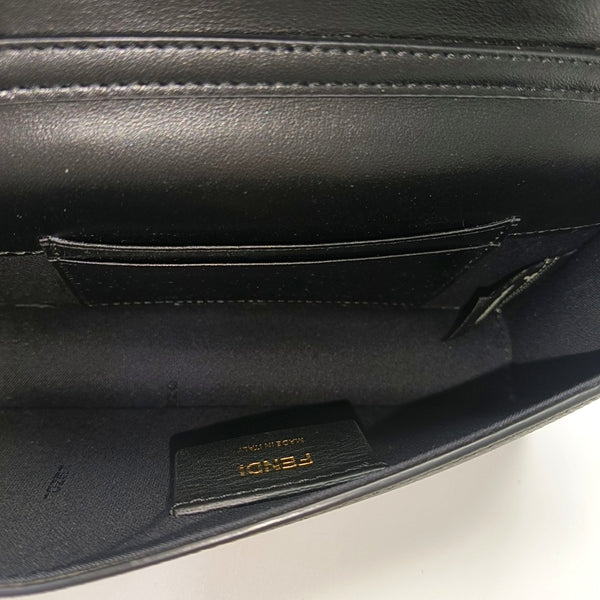 Double Micro Calfskin Black