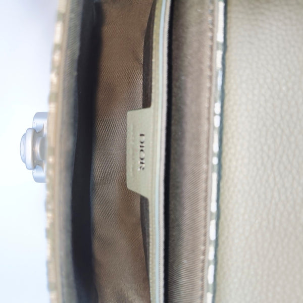 Saddle Mini Oblique Fabric Green