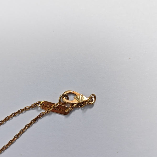 Vintage Alhambra 18k Gold Necklace