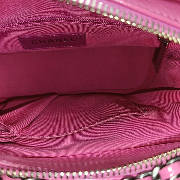 GABRIELLE Small Quilted Wool Pink