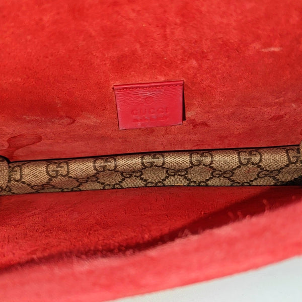 Lona Revestida con Monograma Dionysus Pequeño Beige