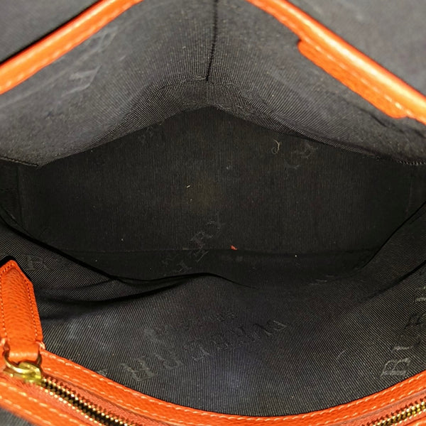 Calfskin Shoulder Bag Orange
