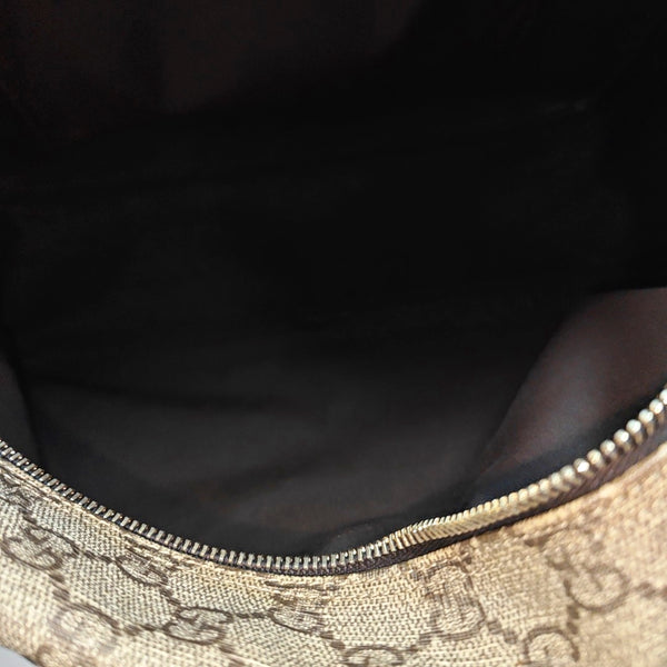 Monogram Coated Canvas Crossbody Bag Black