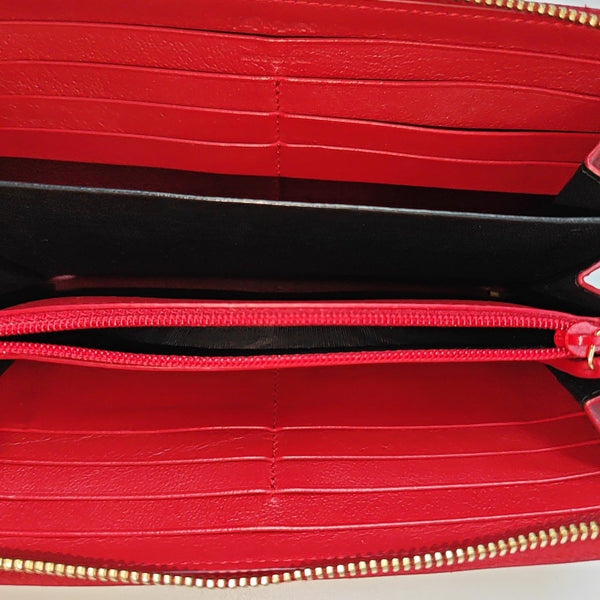 MONOGRAM Quilted Calfskin Red Wallet