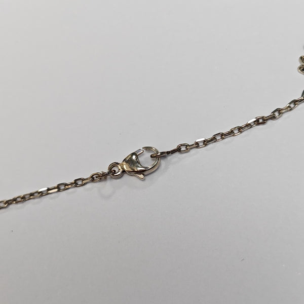 Pop H Metal Silver Necklace