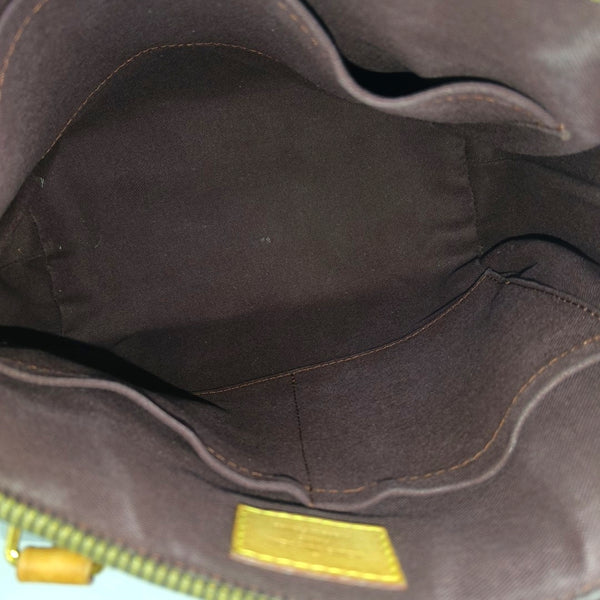 TURENNE Monogram Coated Canvas Brown