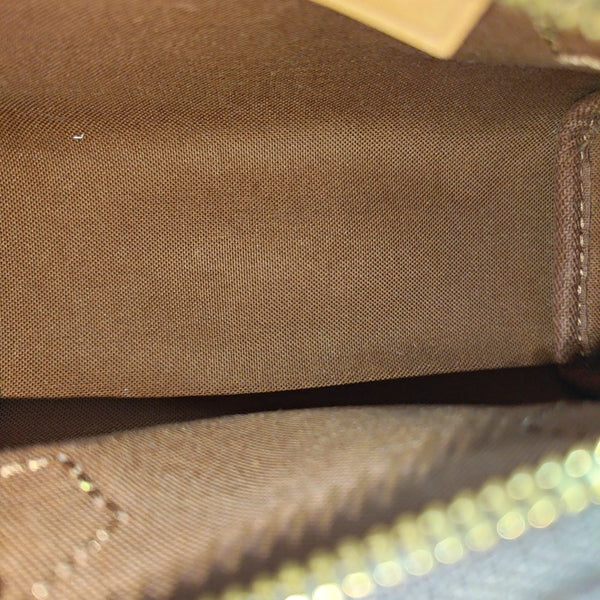 SPEEDY Nano Monogram Coated Canvas Brown