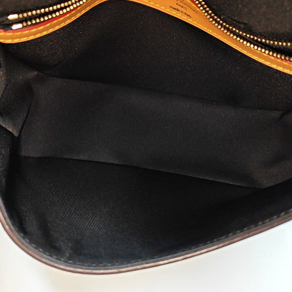 DIANE Monogram Coated Canvas Brown
