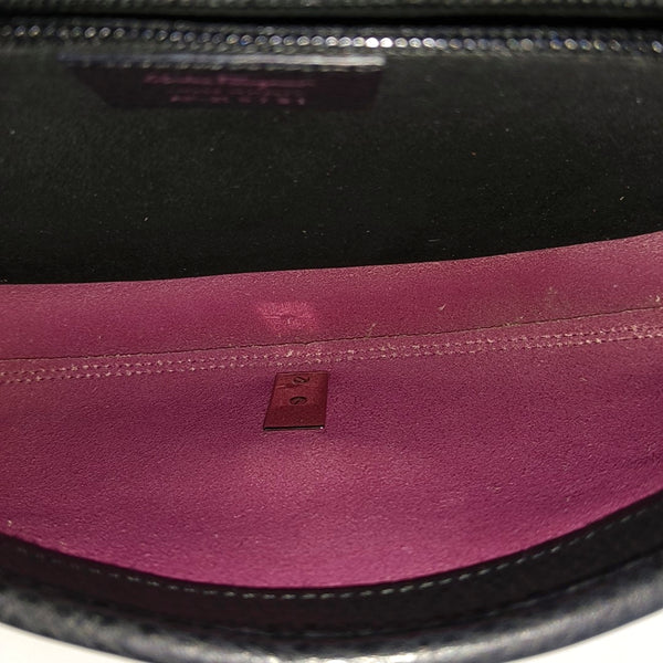 Calfskin Shoulder Bag Black