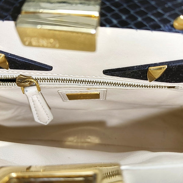 Peekaboo Mini Calfskin White