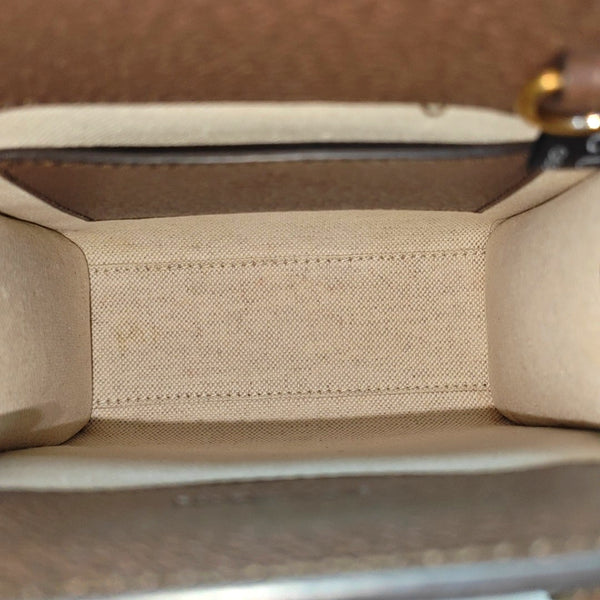 Retro Mini Monogram Coated Canvas Beige