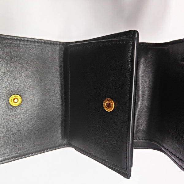 Calfskin Card Holder Black