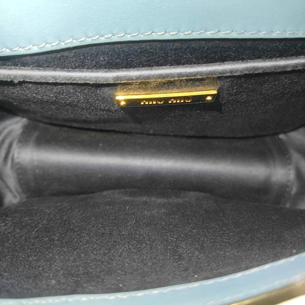 Calfskin Shoulder Bag Blue