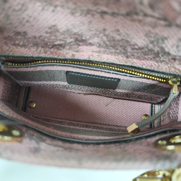Lady Dior Mini Fabric Pink
