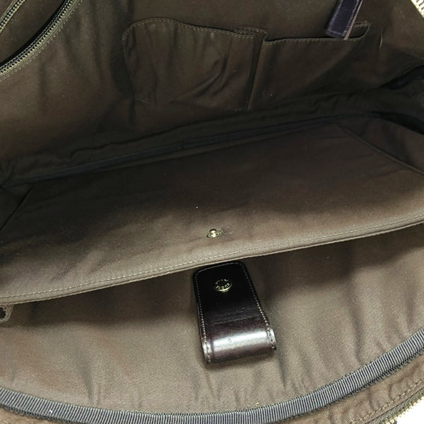 Calfskin Top Handle Bag Brown