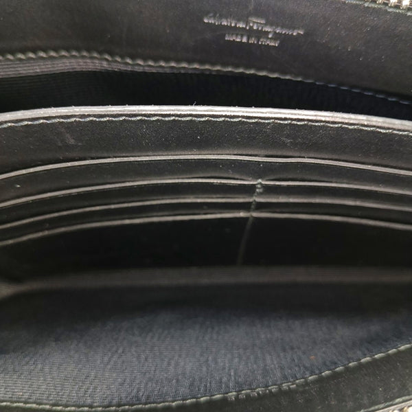 Gancini Calfskin Black
