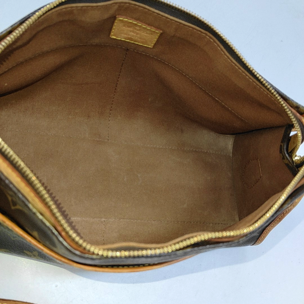 POPINCOURT Monogram Coated Canvas Brown