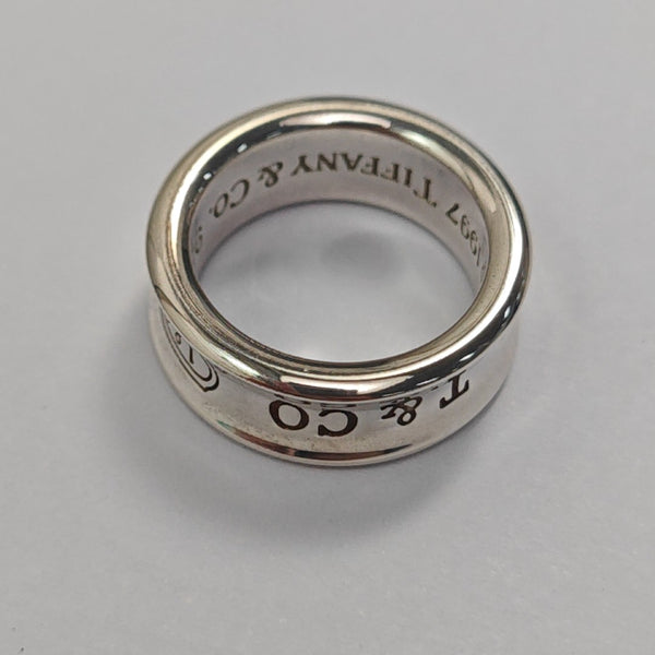 Tiffany 1837 925 Sterling Silver Ring EU 46