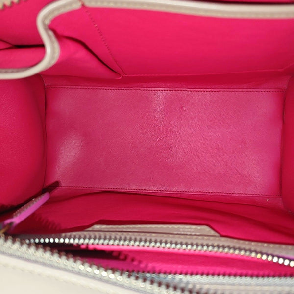 LUGGAGE Micro Calfskin Gray