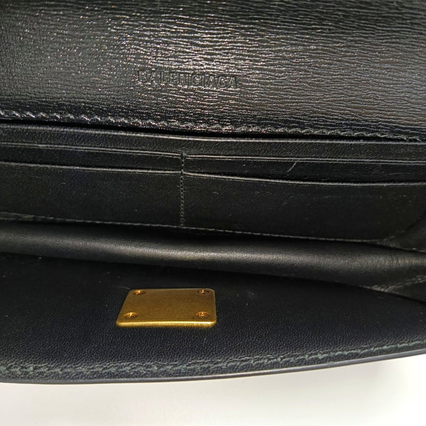 Calfskin Crossbody Bag Black