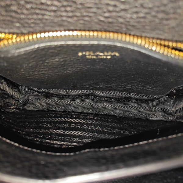 Calfskin Shoulder Bag Black