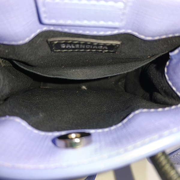 Shopping Bag Calfskin Purple