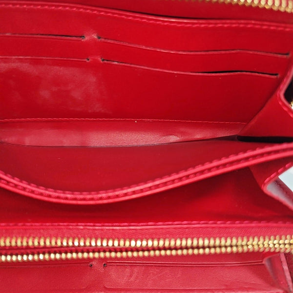 ZIPPY Patent Leather Red Wallet