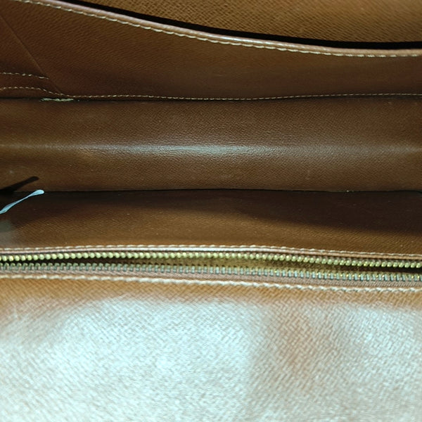 DAME GM Monogram Coated Canvas Brown